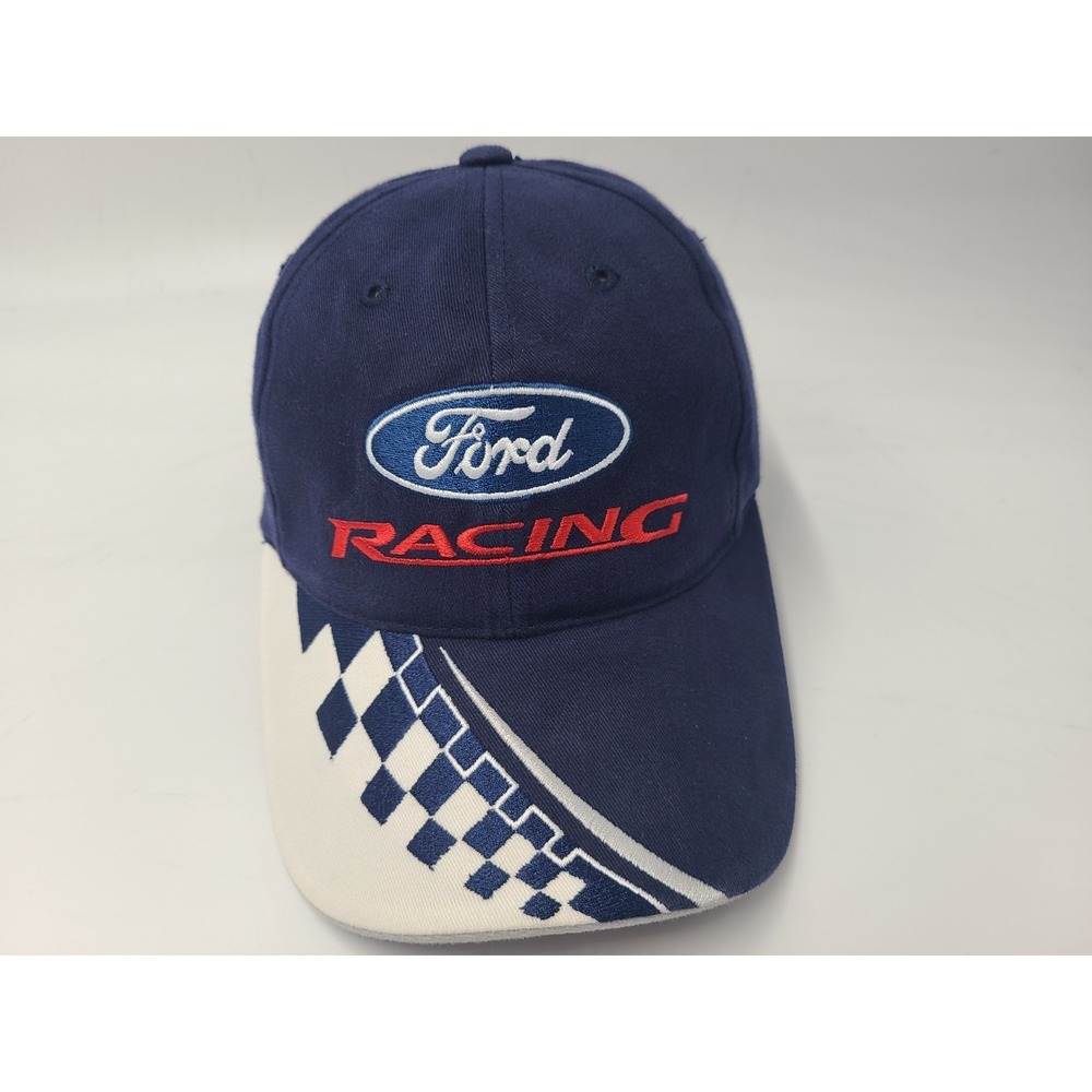 Vintage Ford Racing NASCAR Strapback Adjustable (Seems‎ Small) Hat Cap Men Women